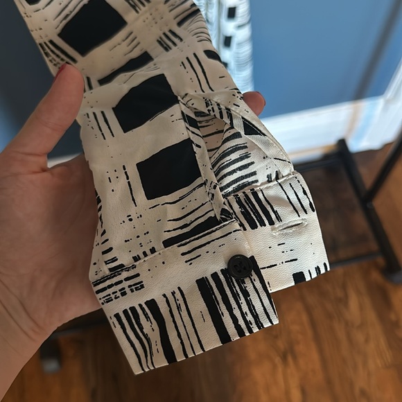 Topshop (US6) asymmetric printed midi dress - Picture 6 of 9